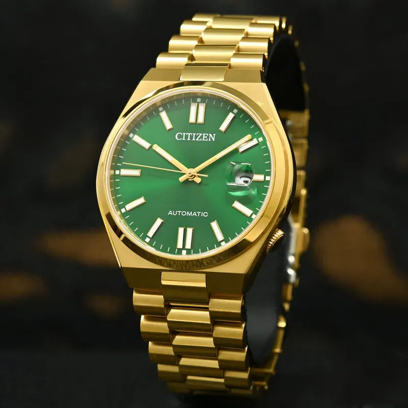 Citizen Tsuyosa Gent's Green Dial Automatic Watch- NJ0152-51X